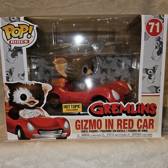 Funko Pop! Gizmo In Red Car #71 Gremlins Hot Topic Exclusive - Picture 1 of 9
